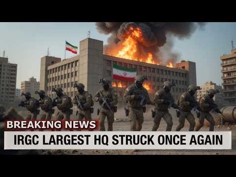 Breaking: IRGC Sarallah HQ Hit in IRAN – Major Strike Reported