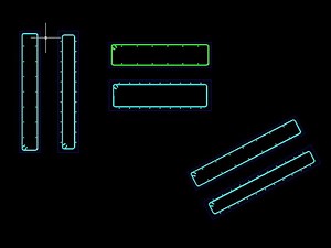 Reinforcement bars with AutoLISP program