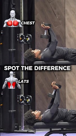How to actually grow your chest and lats with dumbell pullover #dumbbellpullover
