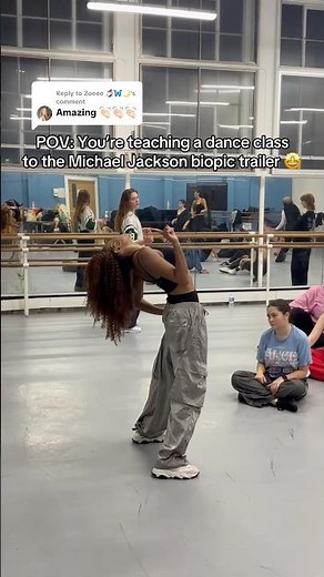 To a movie trailer? Yes. Yes I did ☺️🤣 #dance #choreography #mj #dancevideo #michaeljackson