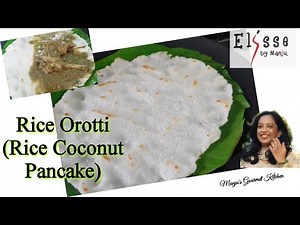 Orotti recipes||Breakfast/Dinner Recipes - Rice Coconut Roti/bread from Kerala||Elisse by Manju||#29