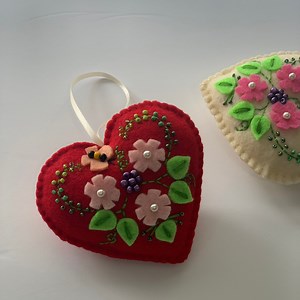 Heart Christmas Ornaments, Felt Heart Ornaments, Valentines Gifts, Christmas Decorations, Christmas Ornaments, Christmas Gifts - Etsy