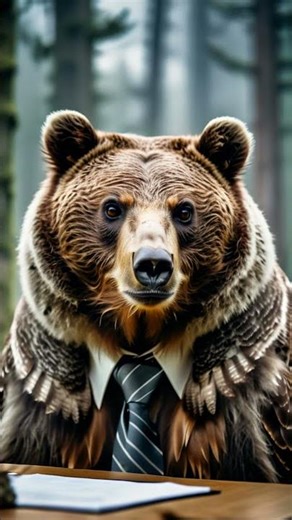 Bear and a job interview