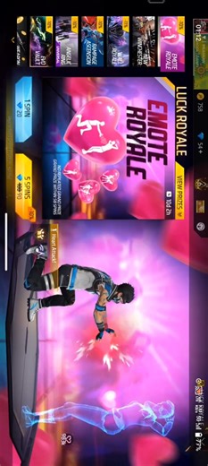 Heart' Attack Freefire Valentine's Day Special/ Emote Royale#freefire #trending #viral #like #gaming