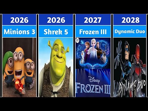 All Upcoming Animated Movies 2026-2028