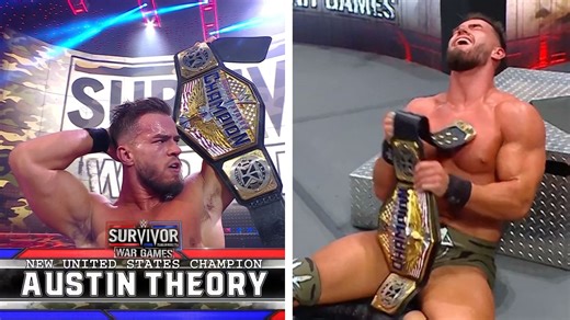 "I don't play games no more" - Austin Theory issues warning after winning United States Title at WWE Survivor Series WarGames 2022