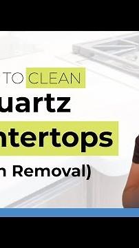 How to deep clean quartz countertops (stain removal)