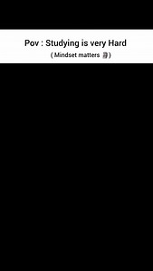 1.4K views · 29 reactions | Mindset matter #study #studygram #productivity #habits #motivation #studytips #college #exam #university | ProgressHit | Facebook