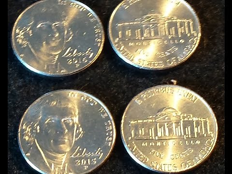 NEW FOUND ERRORS; 2015P & 2016P Jefferson Nickel...VALUABLE INFO