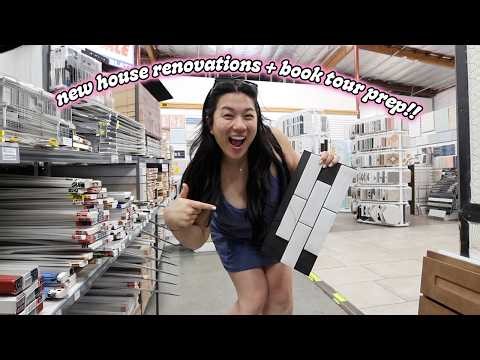 NEW HOUSE RENOVATIONS + Book Tour Prep!!