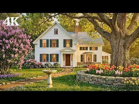 Where Morning Delight Farmhouse Garden Bloom | Forget What's Weighing You Down with Nature's Song