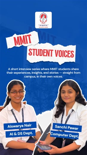 21 reactions |  Student Voices @ MMIT | Episode 1 ✨ In our very...
