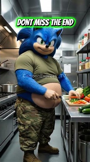 Sonic joins the Army and becomes the Strongest 💪 😲 #sonic #short #motivation