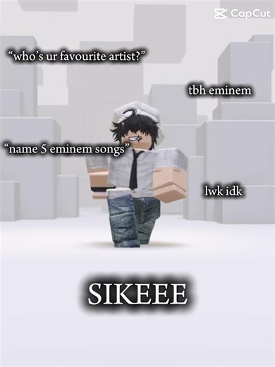 Eminem , Slim shady, the goat he goes by many names // Eminem #foryou #roblox #song