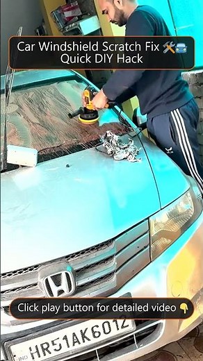 Car Windshield Scratch Fix 🛠️🚘 | Quick DIY Hack