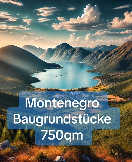 🌅 Montenegro Baugrundstücke mit spektakulärer Aussicht in Dobra Voda! 🏡🇲🇪 Stell dir vor, du baust dein Traumhaus mit einem unverbaubaren Blick auf das Meer und die majestätischen Berge Montenegros. Diese Gelegenheit gibt es jetzt – 13 exklusive Baugrundstücke in bester Lage warten auf dich! ✅ Urbanisierte Grundstücke – sofort bebaubar ✅ Bis zu 50% bebaubar & bis zu 3 Etagen möglich ✅ Panorama-Aussicht auf Meer, Berge & Natur ✅ Perfekte Infrastruktur & wachsender Immobilienmarkt 🏖 Leben mit 
