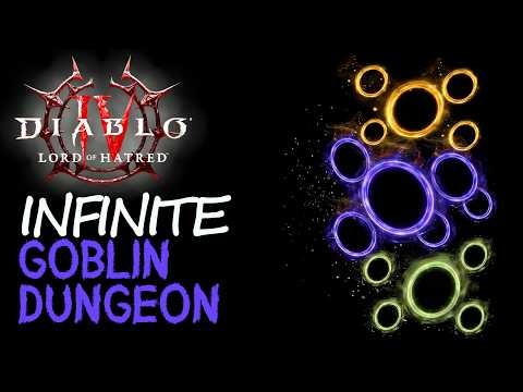 Infinite Goblin Dungeon Bug - Crazy Mythic & Treasure Goblin Farm - Lord of Hatred - DIablo 4