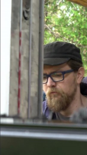 Lifting a Heavy Automatic Bug Screen into Place