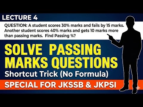 Percentage Advanced Problems | Quantitative Aptitude for JKPSI | JKSSB Exams | Lecture 4