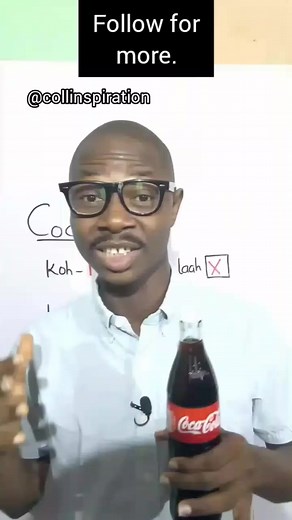 How to pronounce coca-cola. Coca-Cola #englishpronunciation #englishtips #pronunciationtips | Collinspiration