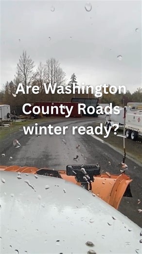 ❄️ Our road crews are winter-ready! They’ve trained, prepped equipment, and reviewed routes to respond fast when snow or ice hits. #WashCoLUT #WinterReady | Washington County, Oregon