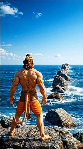 Hanuman Builds the Mighty Ram Setu | Epic Bridge to Lanka 🛕🚩