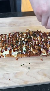 77K views · 2.1K reactions | BBQ Chicken Garlic Bread Pizza! | Mr. Make It Happen | Facebook