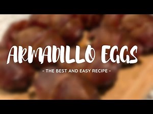 How to make ARMADILLO EGGS / how to cook Armadillo eggs