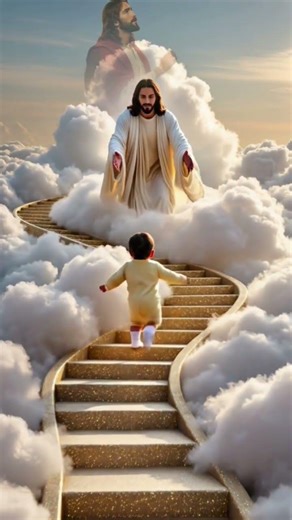 “Heaven’s Joy: A Child Running to Jesus’ Arms”