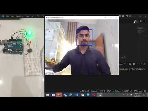 Face Detection with Python and Arduino: Real-Time LED & Buzzer Alert System