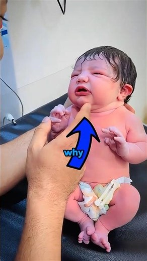 Why Do Doctors Make a Newborn Baby Cry? #babydevelopment
