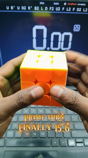 Rubik's cube 15 Sec Solved | Sub 15 | ‪@PrimeTurn01‬