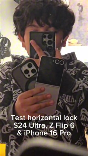 Stabilization Test: Galaxy Z Flip 6 vs. iPhone 16 Pro