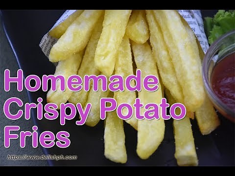 Homemade Crispy Potato Fries (Fast Food Style) | Delish PH