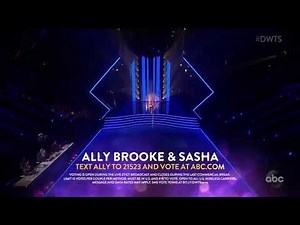 Ally Brooke & Sasha performing 'Higher' on Dancing With The Stars