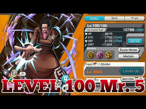 LEVEL 100 Mr. 5 GAMEPLAY | ONE PIECE BOUNTY RUSH | OPBR