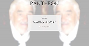 Mario Adorf Biography | Pantheon
