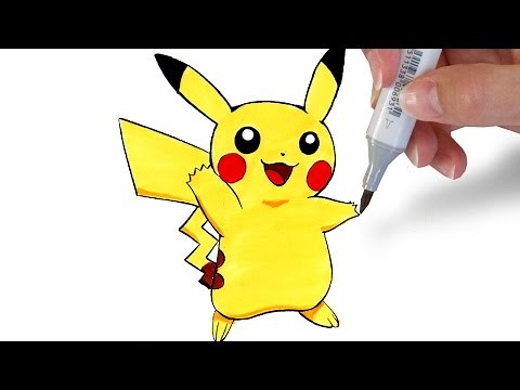 ✎ How to draw Pikachu [Easy]