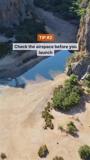 Tip 2: Check the airspace before you go Before you even pack your drone, take the time to check where you’re allowed to fly. Many locations that look perfect from the ground, such as national parks, heritage sites, or protected areas often have strict no-fly rules. In addition, flying near military bases, prisons, airports, or other sensitive infrastructure can carry serious legal consequences, even if it’s not obvious you’re close to one. Always review airspace maps in advance and confirm wheth