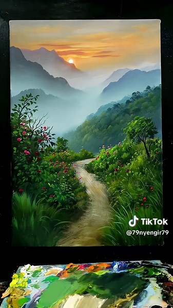 Cara Gambar Pemandangan yang Indah