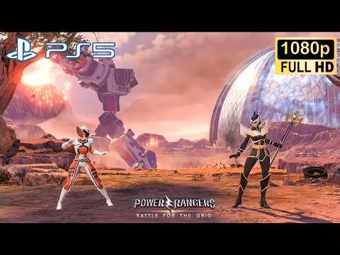 Power Rangers Battle For The Grid | Kat Manx Team vs Udonna Team | PS5 Gameplay