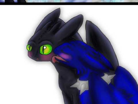 Toothless X Nightshade- "Not alone" Red.