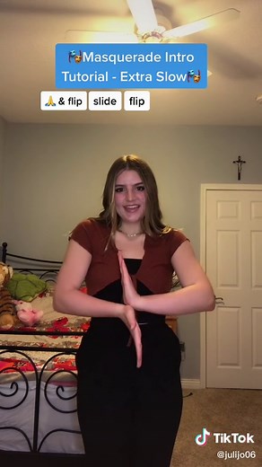 Reply to @levismop8 Masquerade Intro Dance Tutorial🎭 (even slower) dc: @chuckygonwild #julijodance #slowdancetutorial #dancetutorials