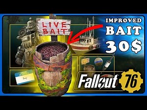 Fallout 76: Atomic Angler Bundle - In Game Review. Improved Bait Generator.
