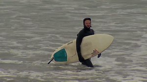 Ocean storm brings high surf to Maine