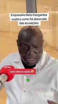 Bento Kangamba em altas declarações...