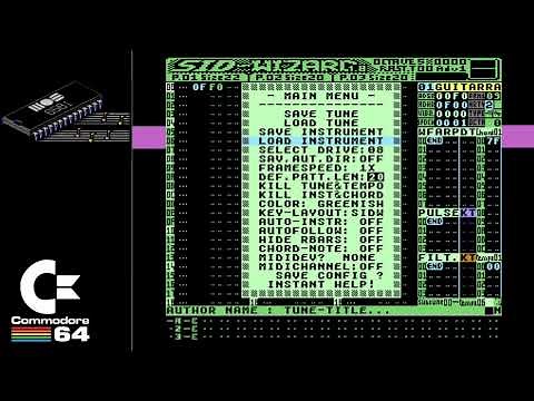 C64 SID-Wizard SID Music Factory Application - Beginners First Look Only