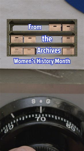 As Women’s History Month winds down, here’s another look inside the Archives! The Alice Marshall Women’s History Collection, part of the Archives and Special Collections, Madlyn L. Hanes Library, contains literary, graphic and manuscript materials related to women’s history from the 15th Century to the early 1980s. Here, Heidi Abbey Moyer, archivist and humanities reference librarian, shows pin-back buttons connected to the women’s suffrage movement. | Penn State Harrisburg