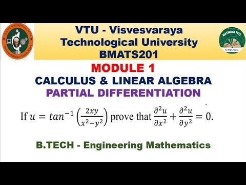 #7 #Calculus|1st SEM B.E|Partial differential|Module 1|VTU|provethat|