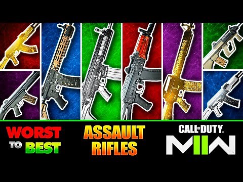 Assault Rifles Ranked WORST to BEST! [Modern Warfare 2]